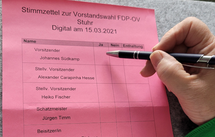 Stimmzettel