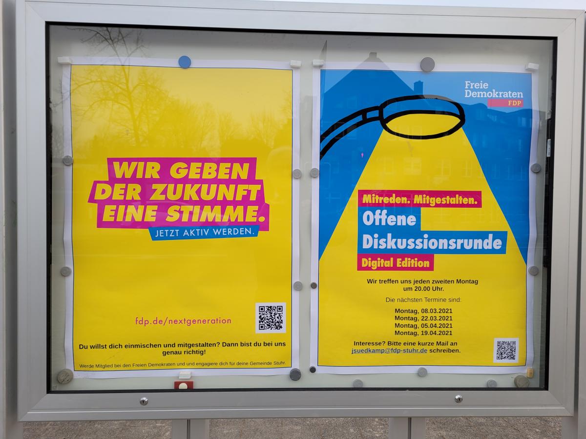Schaukasten März