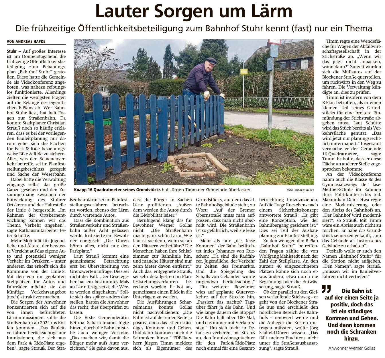 Artikel der Kreiszeitung
