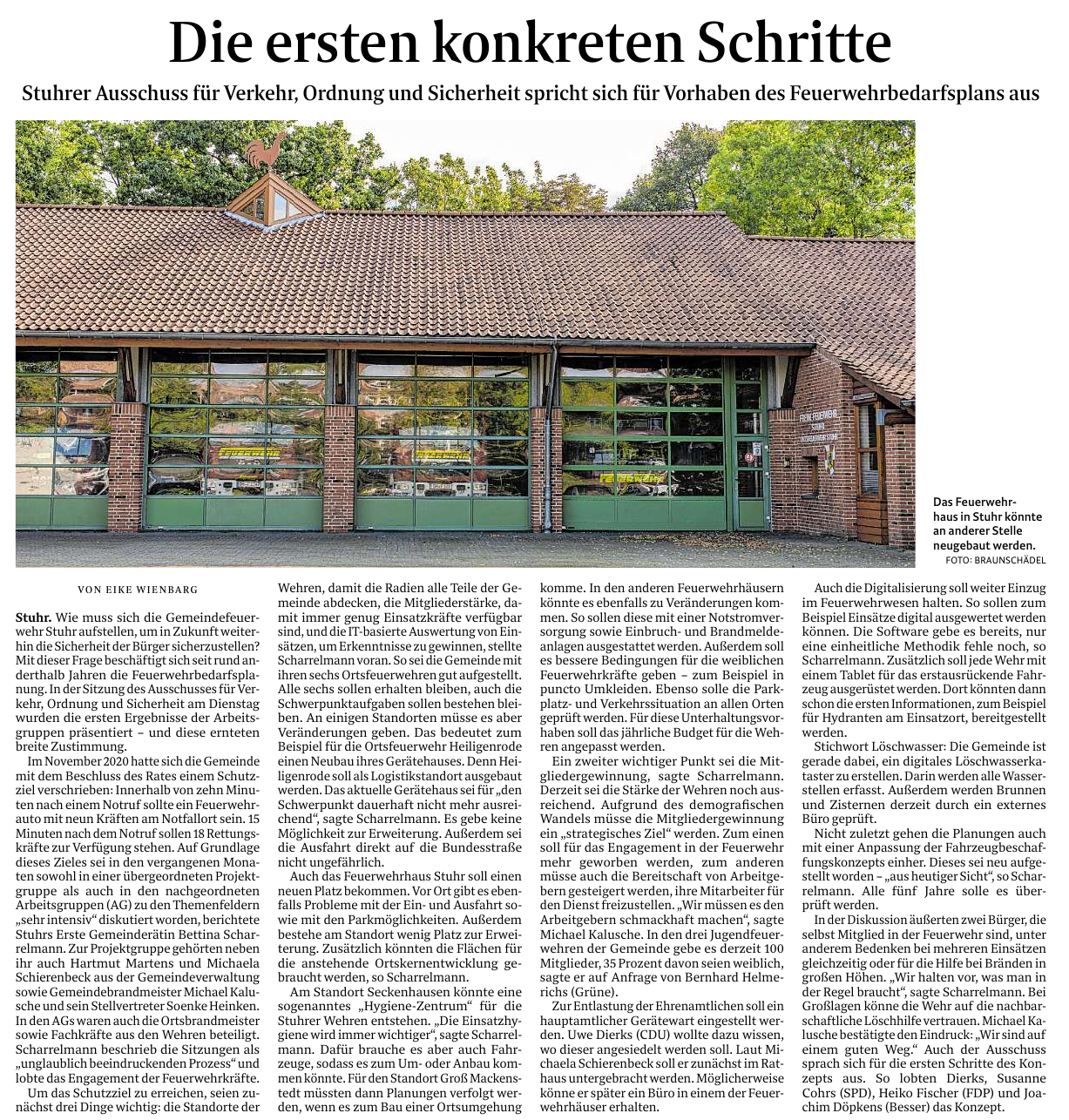 Feuerwehrbedarfsplan